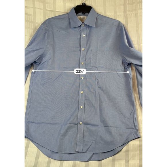 charles tyrwhitt men dress shirt jermyn street london Non Iron Classic Fit Blue - Picture 5 of 7